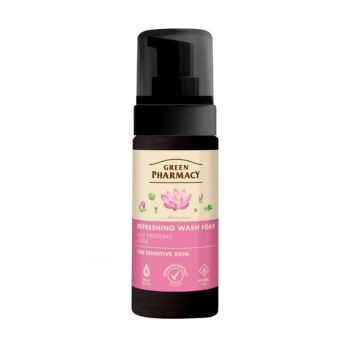 GREEN PHARMACY REFRESHING FOR SENSITIVE SKIN veido prausimosi putos, 150 ml