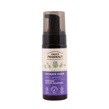 GREEN PHARMACY SOOTHING intymios higienos putos, 150 ml