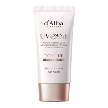 D'ALBA WATERFULL TONE-UP PINK CORRECTING veido kremas nuo saulės, 50 ml