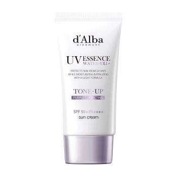 D'ALBA WATERFULL TONE-UP PURPLE CORRECTING veido kremas nuo saulės, 50 ml