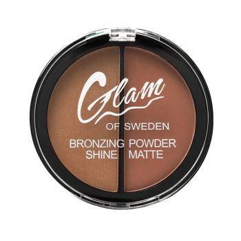 GLAM OF SWEDEN BRONZING SHINE MATTE pudra, 8 g
