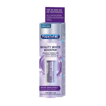 RAPID WHITE BEAUTY WHITE BOOSTER spalvą koreguojantis dantų serumas, 30 ml