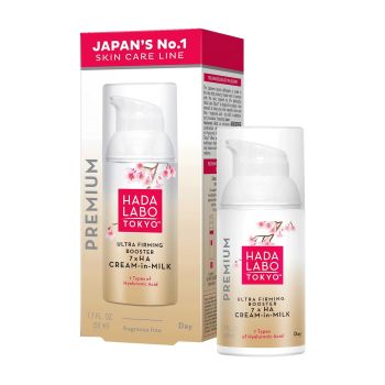 HADA LABO TOKYO ULTRA FIRMING BOOSTER 7 X HA veido kremas, 50 ml