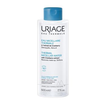 URIAGE THERMAL valomasis micelinis vanduo normaliai ir sausai odai prižiūrėti, 500 ml