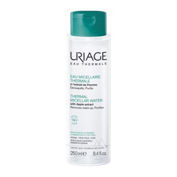URIAGE EAU THERMALE valomasis micelinis vanduo mišriai, riebiai odai prižiūrėti, 250 ml