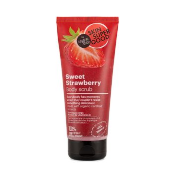 SKIN SUPER GOOD SWEET STRAWBERRY kūno šveitiklis, 200 ml