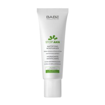 BABE STOP AKN MATTIFYING veido ir kaklo drėkiklis, 50 ml
