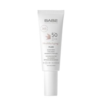 BABE HEALTHY AGING+ SPF50 apsauginė veido emulsija nuo saulės, 40 ml