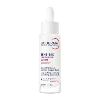 BIODERMA SENSIBIO DEFENSIVE veido ir kaklo serumas, 30 ml