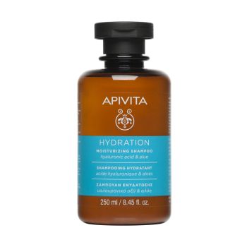 APIVITA HYDRATION drėkinamasis plaukų šampūnas, 250 ml