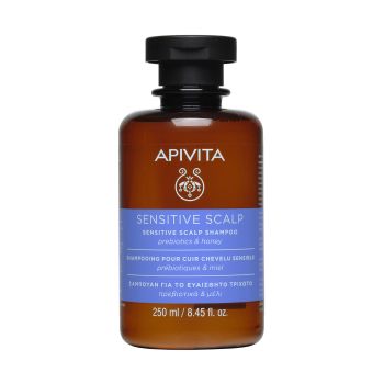 APIVITA SENSITIVE SCALP šampūnas probleminei galvos odai prižiūrėti, 250 ml