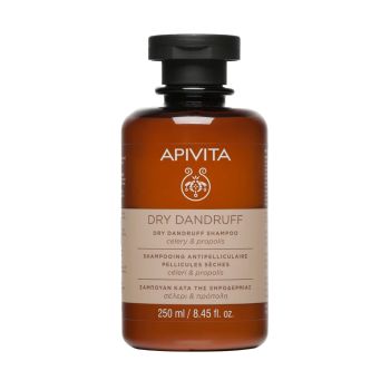 APIVITA DRY DANDRUFF sausų pleiskanų šampūnas, 250 ml