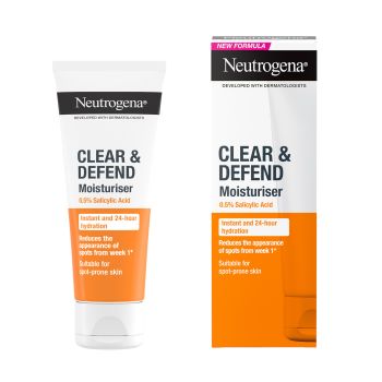 NEUTROGENA CLEAR & DEFEND veido drėkiklis, 50 ml