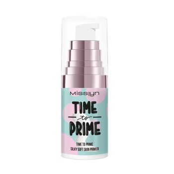 MISSLYN TIME TO PRIME SILKY SOFT makiažo pagrindas, 15 ml