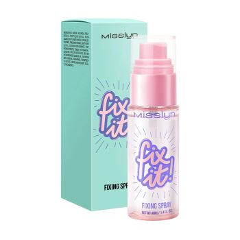 MISSLYN FIX IT! DEWY FINISH makiažą fiksuojantis purškiklis, 40 ml