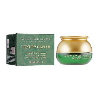 BERGAMO LUXURY CAVIAR WRINKLE CARE veido kremas, 50 g