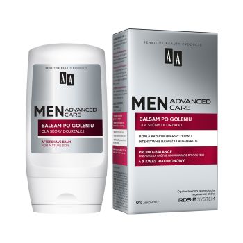AA MEN ADVANCED CARE MATURE SKIN balzamas po skutimosi, 100 ml