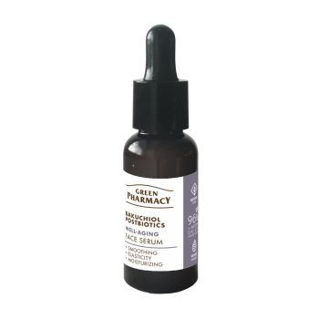 GREEN PHARMACY BAKUCHIOL POSTBIOTICS veido serumas, 30 ml