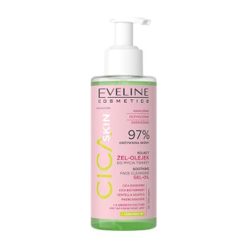 EVELINE CICA SKIN SOOTHING valomoji veido želė - aliejus, 145 ml