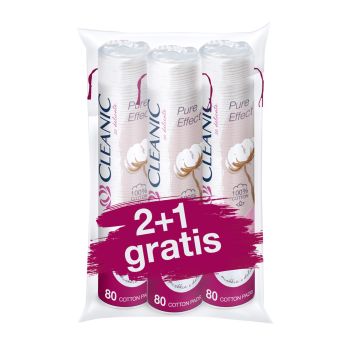 CLEANIC PURE EFFECT vatos lapeliai (3 x 80 vnt.)