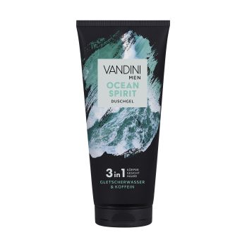 VANDINI MEN OCEAN SPIRIT 3 IN 1 vyrų kūno, veido ir plaukų dušo želė, 200 ml