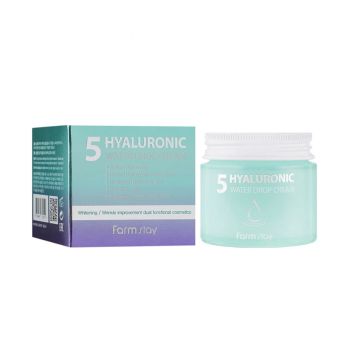 FARMSTAY HYALURONIC 5 WATER DROP veido kremas, 80 ml