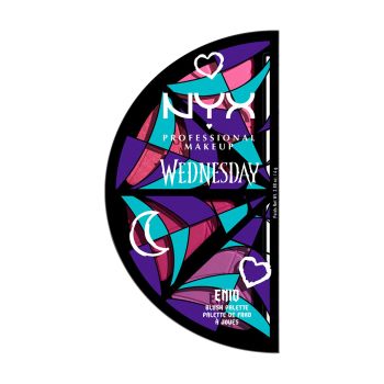 NYX PROFESSIONAL MAKEUP WEDNESDAY STAINED GLASS skaistalų paletė, 2,88 g