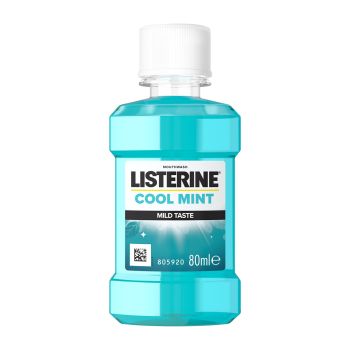 LISTERINE COOL MINT MILD TASTE burnos skalavimo skystis, 80 ml