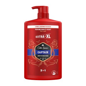 OLD SPICE CAPTAIN 3 IN 1 vyrų kūno, plaukų ir veido prausiklis, 1 l