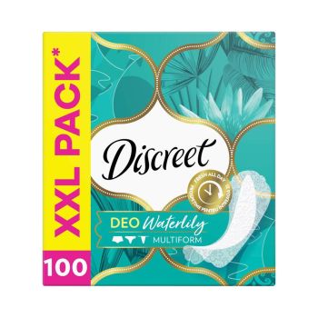 DISCREET DEO WATERLILY higieniniai įklotai (100 vnt.)