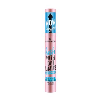 ESSENCE LASH WITHOUT LIMITS vandeniui atsparus blakstienų tušas, 13 ml