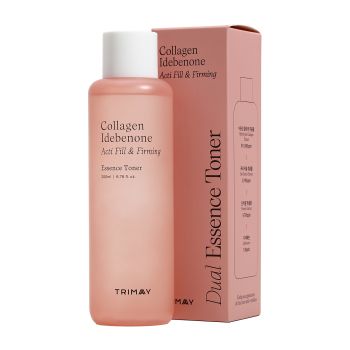 TRIMAY COLLAGEN IDEBENONE ACTI FILL & FIRMING DUAL veido esencija tonikas, 200 ml