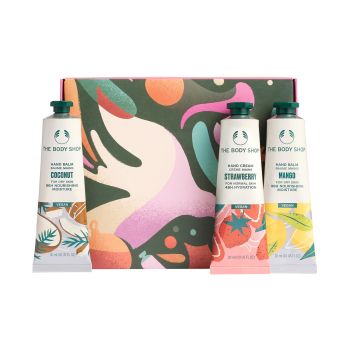 THE BODY SHOP HANDCARE TRIO rankų kremų rinkinys