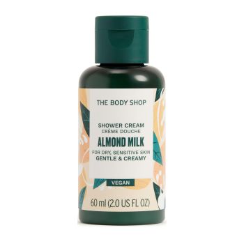 THE BODY SHOP ALMOND MILK dušo kremas, 60 ml