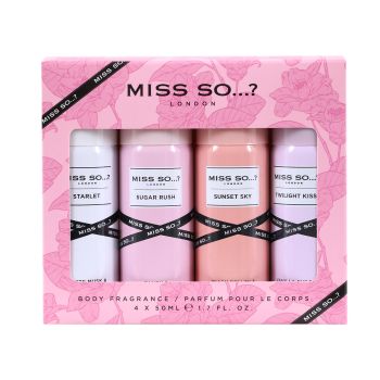 MISS SO...? LONDON dezodorantų rinkinys (4 x 50 ml)