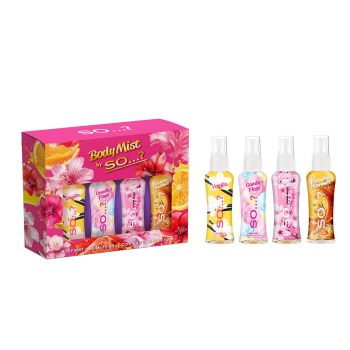 BODY MIST BY SO...? kūno miglų rinkinys (4 x 50 ml)