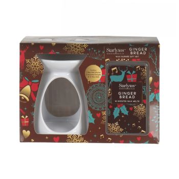 STARLYTES GINGER BREAD WAX BURNER kalėdinių dovanų rinkinys