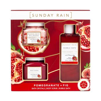 SUNDAY RAIN POMEGRANATE + FIG kūno priežiūros priemonių rinkinys
