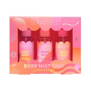 SUNKISSED BODY MIST TRIO kūno miglų rinkinys (3 x 100 ml)