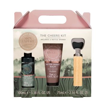 SKIN EXPERT THE CHEERS KIT vyrų dovanų rinkinys