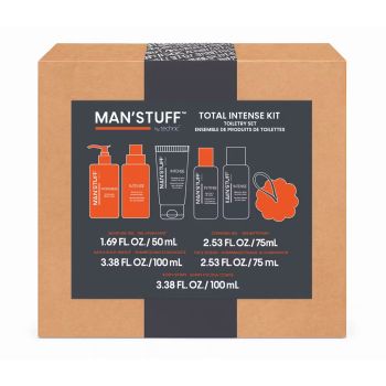 MAN'STUFF BY TECHNIC TOTAL INTENSE vyrų kosmetikos rinkinys