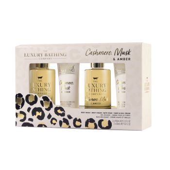 LUXURY BATHING CASHMERE MUSK & AMBER dovanų rinkinys