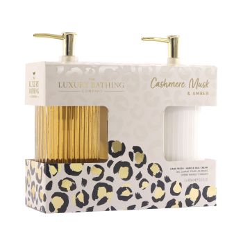 LUXURY BATHING CASHMERE MUSK & AMBER dovanų rinkinys