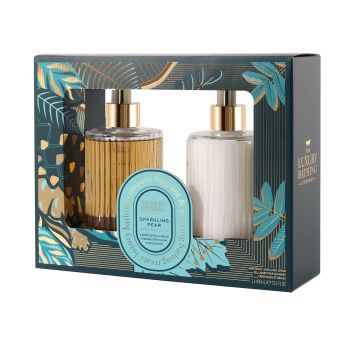 LUXURY BATHING SPARKLING PEAR & NECTARINE BLOSSOM dovanų rinkinys
