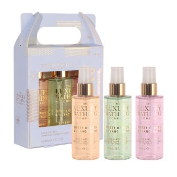 LUXURY BATHING GLOW  kūno ir plaukų miglos (3 x 100 ml)