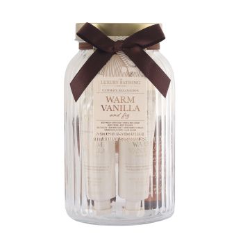 LUXURY BATHING WARM VANILLA dovanų rinkinys