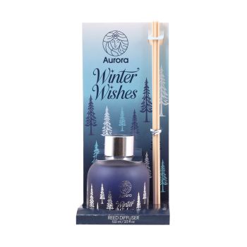 AURORA WINTER WISHES REED DIFFUSER WINTER ORANGE SORBET namų kvapas, 100 ml