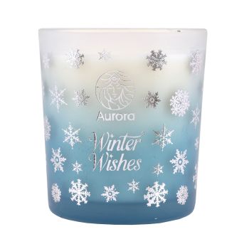 AURORA WINTER WISHES BLUEBERRY VANILLA žvakė, 200 g