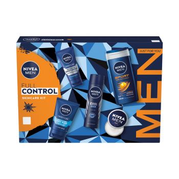 NIVEA MEN FULL CONTROL vyrų kosmetikos rinkinys
