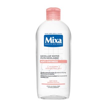 MIXA ANTI - DRYNESS micelinis vanduo, 400ml